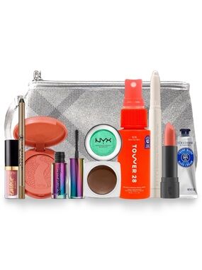11 Piece Makeup & Beauty Bundle Full and Travel Size Variety Set